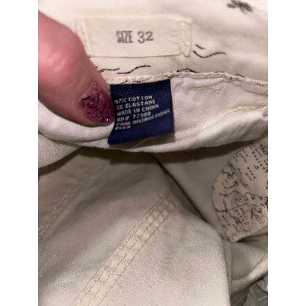 Madewell Maps Off White & Black Jean / Pants 32 - Picture 7 of 7